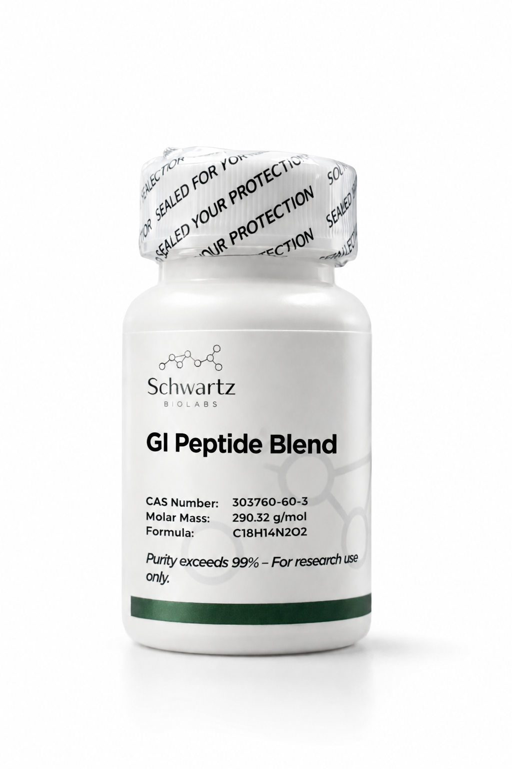 GI Peptide Blend 500mcg x 30 units (BPC-157, KPV, Larazotide, GHK-Cu Blend)
